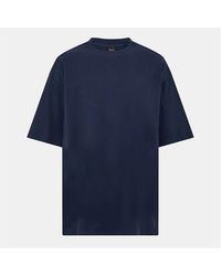 BOSS - Tie Dye Regular Fit Crew Neck T-Shirt - Lyst