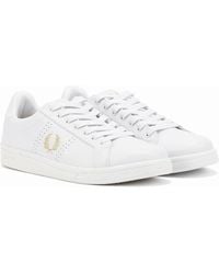 Fred Perry - B721 Leather /Metallic Trainers - Lyst