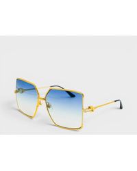 CASABLANCA - Stainless Steel Square Sunglasses Midnight Gradient - Lyst