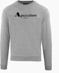 Aquascutum - Lacoste Lettering Crew Neck Long Sleeve Sweatshirt - Lyst