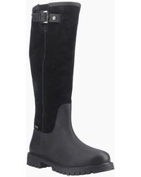 HUNTER - Canna Tall Boot Leather Boots - Lyst