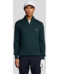 Lyle & Scott - Cotton Blend 1/4 Zip Jumper - Lyst