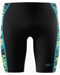 Speedo - Hyperboom Splice Patterned Mid Rise Jammer Shorts - Lyst