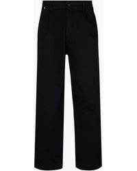 BOSS - Kaiden Solid Patterned Straight Chinos - Lyst