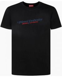 DIESEL - Industry Denim Logo T-Shirt - Lyst