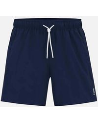 BOSS - Iconic Stripe Logo Swim Shorts - Lyst