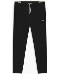 BOSS - Hbg Zone Jog Soft Cotton Blend Jogging Bottoms - Lyst