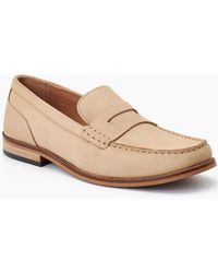 Base London - London Garfield Leather Sand Standard Loafers - Lyst
