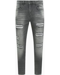 Magrit - Douai Ripped Patch Jeans - Lyst