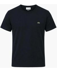Lacoste - Cotton Pima Crew Neck T-Shirt Dark - Lyst