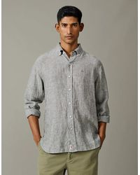 aubi - Worlaby Linen Shirt - Lyst