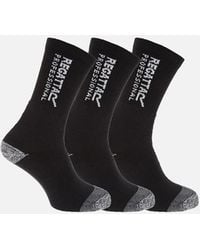 Regatta - Hardwearing Winter Work Socks (Pack Of 3) - Lyst