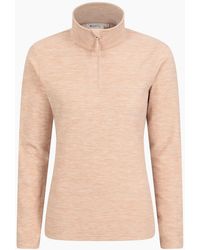 Mountain Warehouse - Ladies Snowdon Melange Fleece Top - Lyst