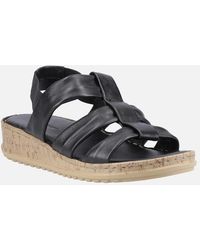 Hush Puppies - Eden Wide Fit Leather Sandals - Lyst