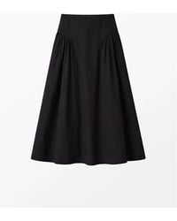 Ro&zo - Cotton Gathered Skirt - Lyst