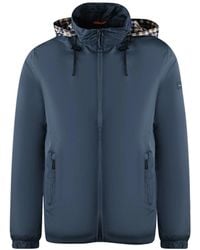 Aquascutum - Plain Hide Hood Lightweight Jacket - Lyst