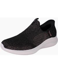 Skechers - Hands Free Slip-Ins Ultra Flex 4.0 Midnight Sparkle Shoes 150805 Trainers Bkrg - Lyst