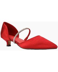 XY London - Ladies Laura Pointed Kitten Heel Court Shoes - Lyst