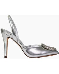 XY London - Ladies Issy Diamante Pointed High Stiletto Heel Sandals - Lyst