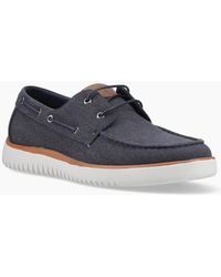 Hush Puppies - Daniel Canvas Boat Shoe Canvas Boat Shoes - Lyst