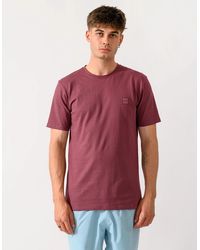 BOSS - Boss Tales Cotton-Jersey T-Shirt With Logo Patch - Lyst