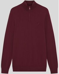 Lyle & Scott - Merino Wool 1/4 Zip Jumper - Lyst