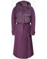 Parajumpers - Dawn Hooded Down Trench Coat - Lyst