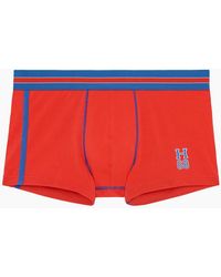 Hom - Run Sports Contrast Boxer Trunk - Lyst