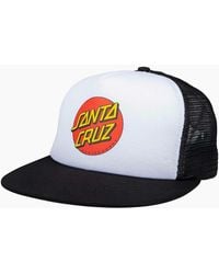 Santa Cruz - Classic Dot Meshback Trucker Cap - Lyst