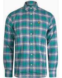 Lyle & Scott - Lyle & Scott Long Sleeve Check Flannel Shirt - Lyst