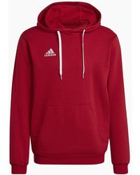 adidas - Hooded Neck Long Sleeve Kangaroo Pocket Sweatshirt - Lyst