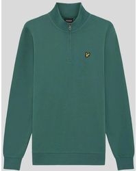 Lyle & Scott - Lyle & Scott Loopback Quarter-Zip Sweatshirt - Lyst