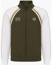 Sergio Tacchini - Ghibli Davis Track Top Jacket Dark/Gardenia/Mojave Desert - Lyst