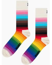 Happy Socks - Pride Stripe Sock, Multicolour - Lyst