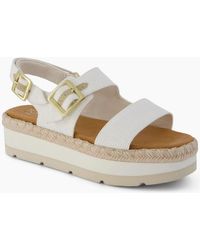 TOMS - Giana Flatform Sandals - Lyst
