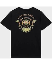 CASABLANCA - Joyaux D'Afrique Tennis Club Short Sleeve T-Shirt - Lyst