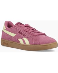 Reebok - Court Retro Textile Studiopink/Yel/Haze/Blkcherry Trainers - Lyst