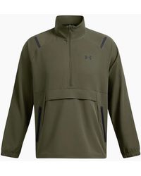 Under Armour - Unstoppable Solid Patterned Anorak Jacket With Drawstring - Lyst
