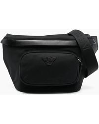 Emporio Armani - Branded Belt Bag - Lyst