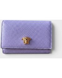 Versace - Medusa Head Business Card Holder Leather - Lyst
