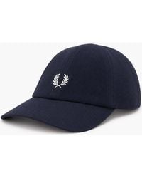 Fred Perry - Piqué Classic Cap/Snow - Lyst