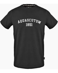 Aquascutum - Arch Logo Crew Neck Short Sleeve Jersey T-Shirt - Lyst