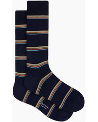 Paul Smith - Signature Block Socks 47 - Lyst