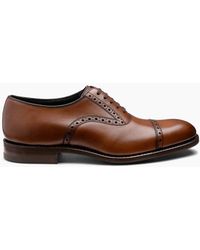 Loake - Kellar Oxford Semi Brogue Cedar - Lyst