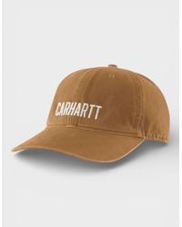 Carhartt - Carhartt Embroidered Logo Cap Tan - Lyst