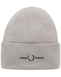 Fred Perry - Graphic Logo Concrete Beanie - Lyst