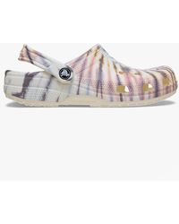 Crocs™ - Classic Tie Dye Adults Clogs Chalk/Multi - Lyst