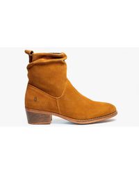 Hush Puppies - Iris Ankle Boots Tan - Lyst