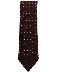 BOSS - C-Tie 7.5Cm Burgundy - Lyst