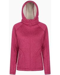 Mountain Warehouse - Ladies Nevis Faux Fur Lined Full Zip Hoodie - Lyst
